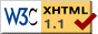 Valid XHTML1.1!